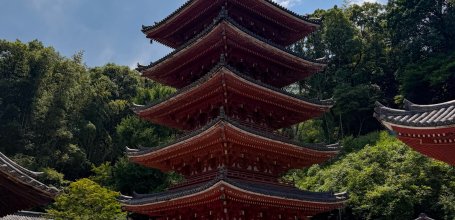 Fukuyama (préfecture d'Hiroshima), Pagode à 5 étages du temple Myoo-in