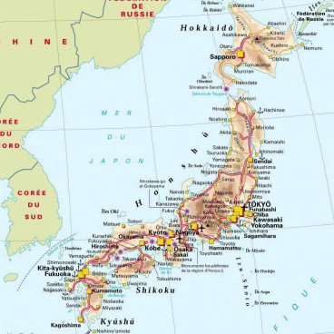 Carte Du Japon