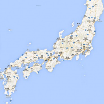 Carte Japon