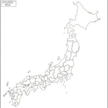 Carte Prefectures Japon