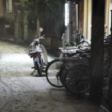 Rue enneigée à Tokyo en hiver 2