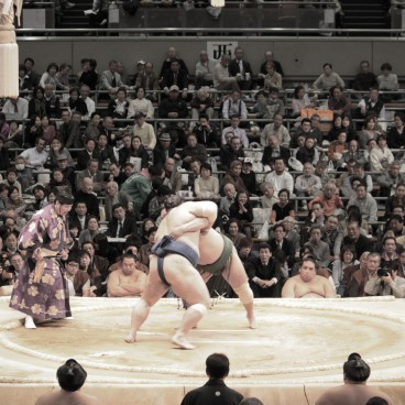 Tournoi de Sumo à Osaka, Joute de sumos 2