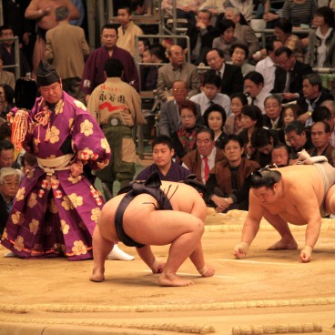 Tournoi de Sumo à Osaka, Joute de sumos 3