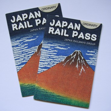 Ancien format du Japan Rail Pass sous forme de livret