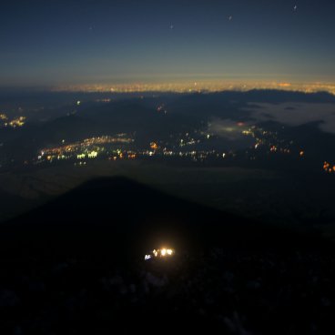 Ascension du Mont Fuji, sentier Yoshida de nuit 2