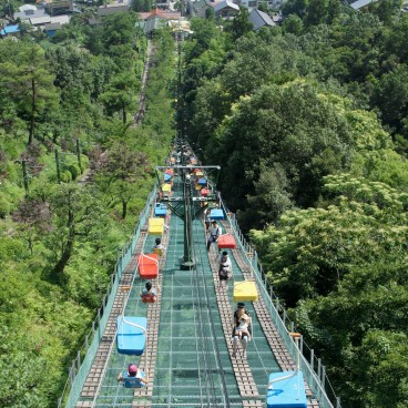 Amanohashidate, ascension vers le parc Kasamatsu