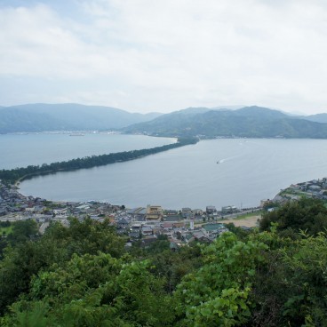 Amanohashidate, vue depuis l'observatoire du parc Kasamatsu 2