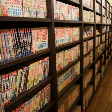 Musée International du Manga à Kyoto, Rayons de manga