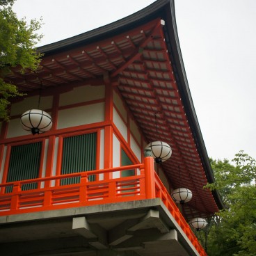Mont Kurama, Détail d'un pavillon du Kurama-dera