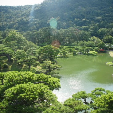 Shikoku, préfecture de Kagawa, jardin Ritsurin