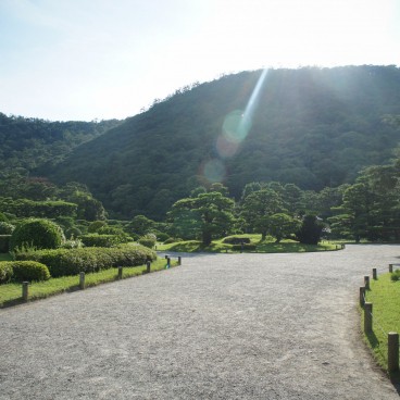 Ritsurin Koen (Takamatsu), Allée gravillonnée