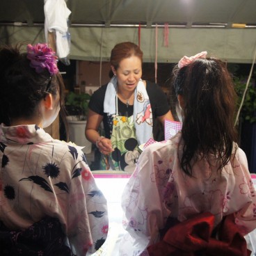 Tenjin Matsuri à Osaka, Stand de street food