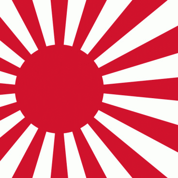 Drapeau japonais de la Marine militaire