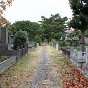 Cimetière Aoyama à Tokyo en automne