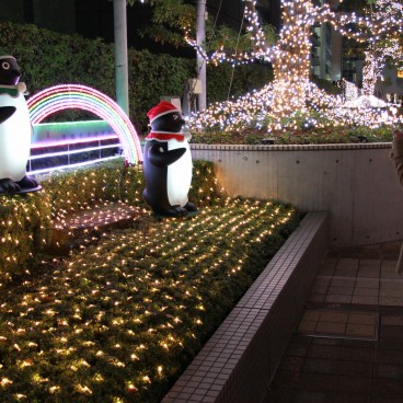 Tokyo A Noel Decorations Sapins Et Illuminations Japonaises