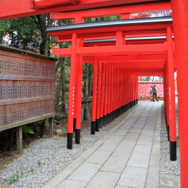 Château d'Inuyama (préfecture d'Aichi), Couloir de portes torii 2