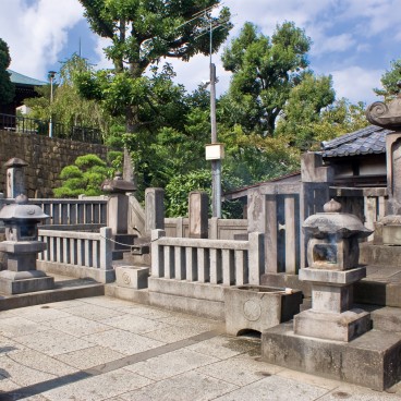 Sengaku-ji, cimetière