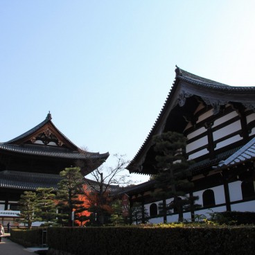 Tofuku-ji (Kyoto), Vue sur le temple en automne 2