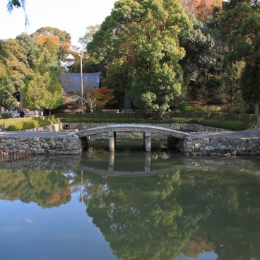 Tofuku-ji (Kyoto), Etang devant la porte Sanmon 2