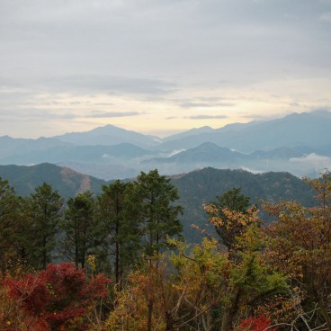 Mont Takao (Tokyo), Vue depuis le sommet de la montagne
