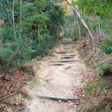 Mont Daimonji à Kyoto, Chemin de randonnée en automne 4
