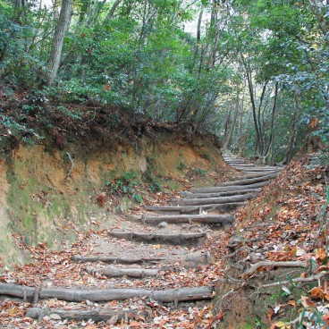 Mont Daimonji à Kyoto, Chemin de randonnée en automne 3