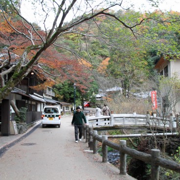 Parc de Minoh (Osaka), Chemin de randonnée en automne
