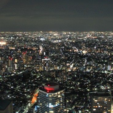 Observatoire Sunshine 60 (Ikebukuro), vue nocturne sur Tokyo 3