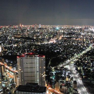 Observatoire Sunshine 60 (Ikebukuro), vue nocturne sur Tokyo 4