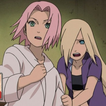 Sakura Ino Naruto Road To Ninja