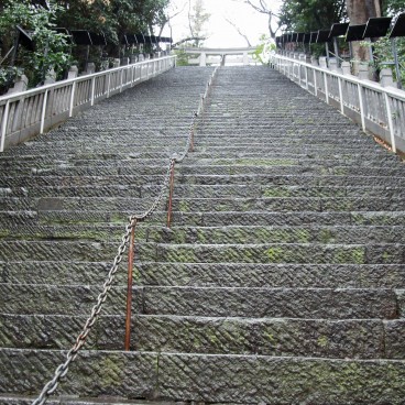Tokyo, Atago-jinja, Shussei no ishiden 3