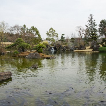 Grand Bouddha Ushiku Daibutsu à Ushiku (Ibaraki), Jardin du Parc Ushiku Arcadia