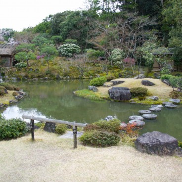 Isui-en (Nara), étang du jardin Kotei