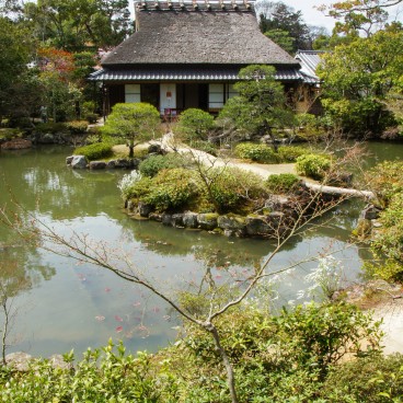 Isui-en (Nara), Maison de thé Sanshutei