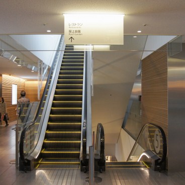 Kitte Marunouchi, Accès aux restaurants et au jardin