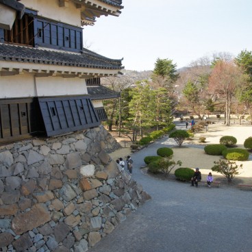 Matsumoto, vue depuis l'intérieur du donjon 3