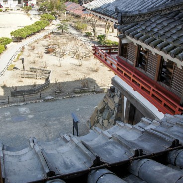 Matsumoto, vue depuis l'intérieur du donjon