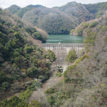 Nunobiki (Kobe), vue depuis le téléphérique