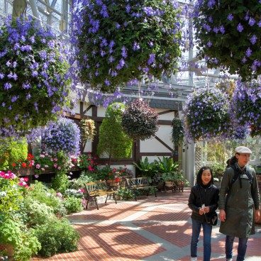 Nunobiki (Kobe), serre du Jardin d'Herbes
