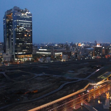 Station City (Osaka), Vue sur la ville