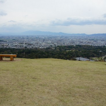 Mont Wakakusa, Vue sur la ville de Nara