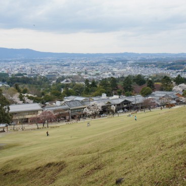 Mont Wakakusa (Nara), Vue sur le parc de Nara et la ville 2