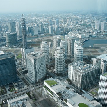 Landmark Tower (Yokohama), vue sur la ville
