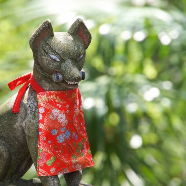 Mont Yoshino, Statue de renard