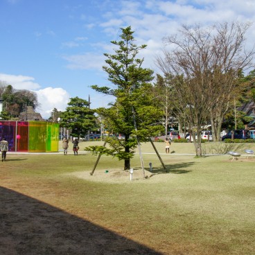 Parc du Musée d'art contemporain du 21e siècle à Kanazawa