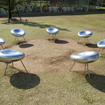 Kanazawa, parc du Musée d'Art Contemporain du 21ème siècle