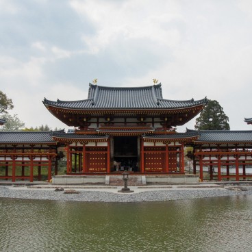 Byodo-in (Uji), pavillon du Phénix vu de face