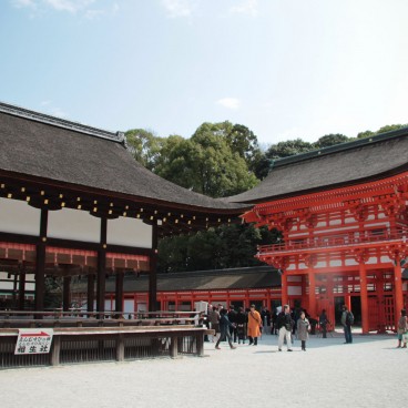 Shimogamo-jinja (Kyoto), Intérieur du sanctuaire