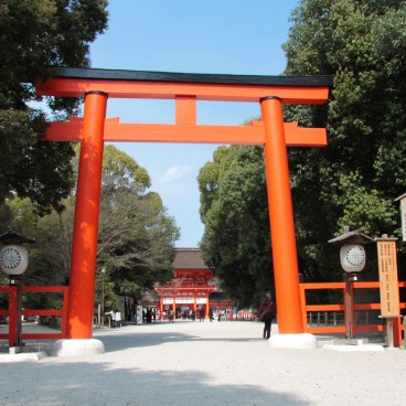 Shimogamo-jinja (Kyoto), Grand torii