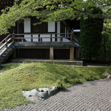 Temple Hokoku-ji à Kamakura, Jardin sec